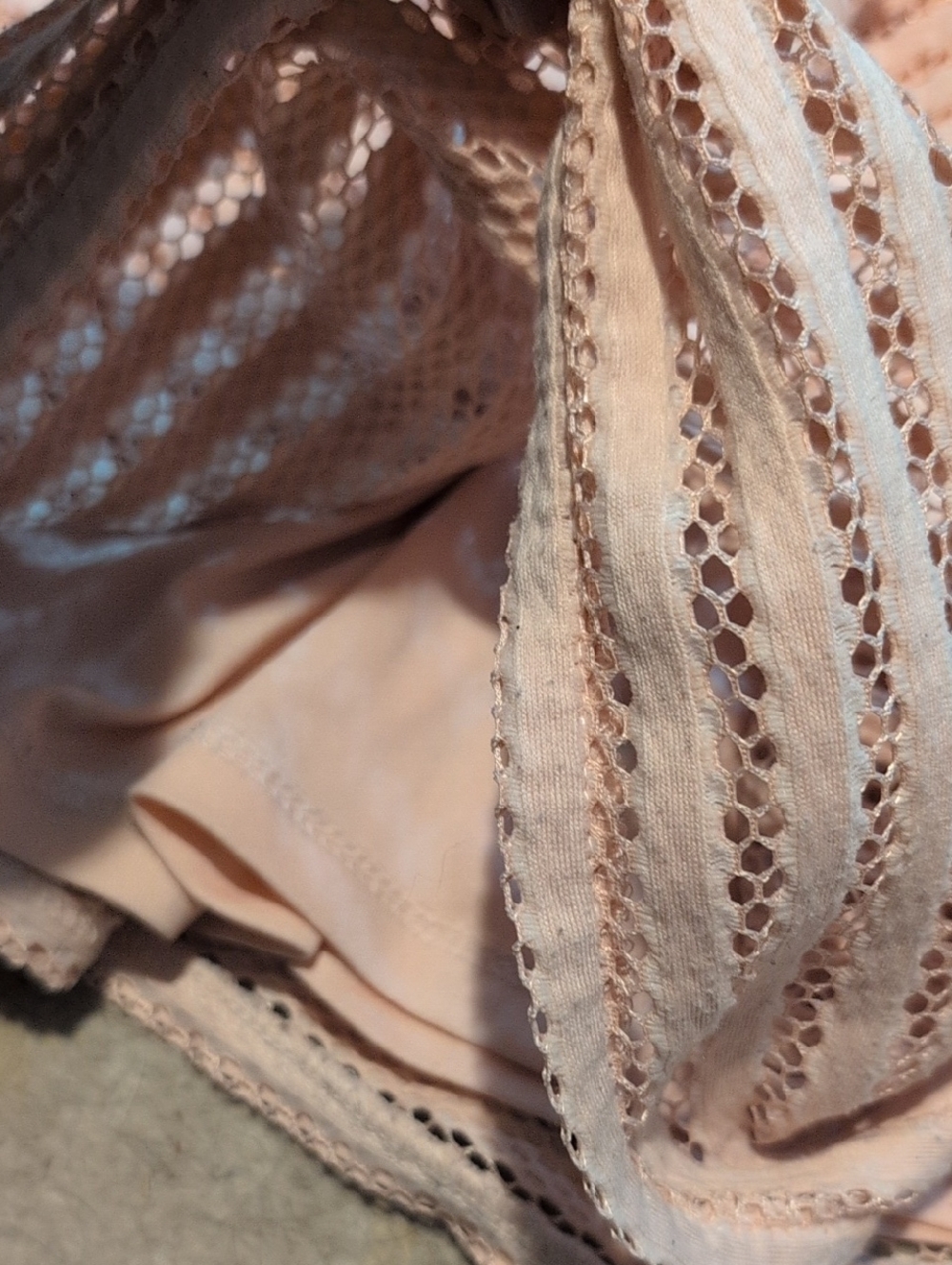 Girls Sleeveless Lace Fit-and-Flare Dress in Blush Pink - Picture 5 of 5